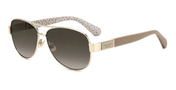 Kate Spade KS DALIA 3/G/S style-color 84E GD Beige G 4E G / HA BROWN SHADED A Lens