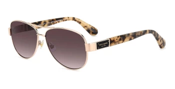 Kate Spade KS DALIA 3/G/S style-color AU2 Red Gold R U2 R / JR BURGUNDY SHADED POLARIZED R Lens