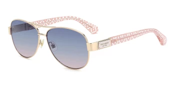 Kate Spade KS DALIA 3/G/S style-color Eyr Gold Pink YR G / I4 BLUE DOUBLESHADE PEACH 4 Lens