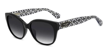 Kate Spade KS NINNA 2/S style-color 807 Black 07 B / 9O DARK GREY SHADED O Lens