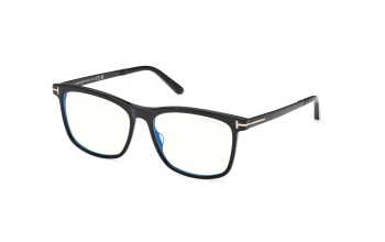 Tom Ford FT6038-B style-color 001 Shiny Black / Shiny Black