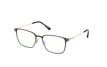 Tom Ford FT6055-D-B Asian Fit style-color 001 Shiny Black / Shiny Black