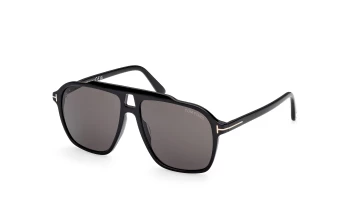 Tom Ford FT1209 Autari style-color 01A Shiny Black / Shiny Black / smoke smoke Lens