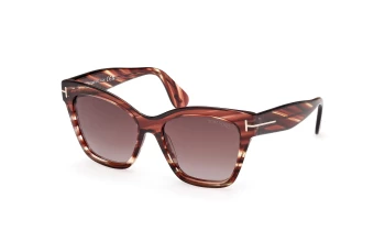 Tom Ford FT1217 Elvira style-color 55T Coloured Havana / Coloured Havana / gradient bordeaux gradient bordeaux Lens