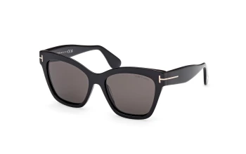 Tom Ford FT1217 Elvira style-color 01A Shiny Black / Shiny Black / smoke smoke Lens