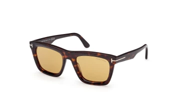 Tom Ford FT1207 Lelio style-color 52E Dark Havana / Dark Havana / I I Lens