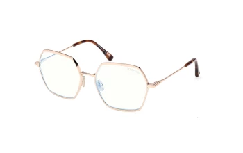 Tom Ford FT6050-B style-color 028 Shiny Rose Gold / Shiny Rose Gold