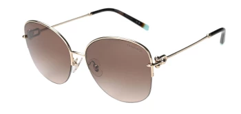 Tiffany TF3082 style-color 60213B Pale Gold / Brown Gradient Lens