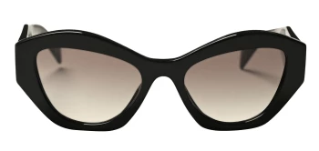 Prada PR 07YS style-color 1AB0A7 Black / Grey Gradient Lens