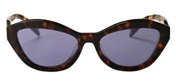 Prada PR A02SF style-color 17N50B Havana / Violet Mirror Internal Silver Lens