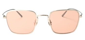 Prada PR 54WS style-color 05Q03F Satin Titanium / Dark Pink Lens