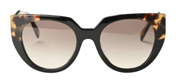 Prada PR 14WS style-color 3890A7 Black / Tortoise / Grey Gradient Lens