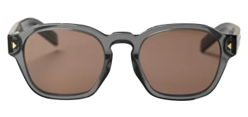 Prada PR A16SF style-color 17T05D Transparent Ocean / Brown Mirror Internal Grey Lens