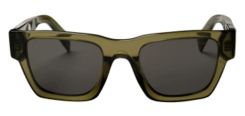 Prada PR A06S style-color 25A40L Transparent Military / Dark Grey Lens