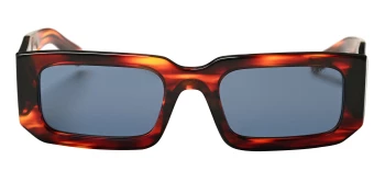 Prada PR 06YS style-color 17R06A Striped Radica / Dark Blue Lens