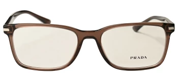 Prada PR 14WV style-color 17O1O1 Brown Transparent