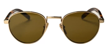 Prada PR B52S style-color 5AK09Z Gold / Dark Brown Lens