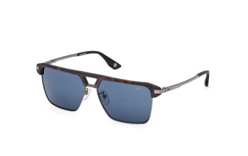 Bmw BW0068-H style-color 52V Dark Havana / Shiny Pale Gold / blue blue Lens