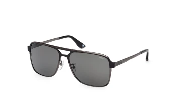 Bmw BW0069-H style-color 02D Matte Black / Shiny Gunmetal / smoke polarized smoke polarized Lens
