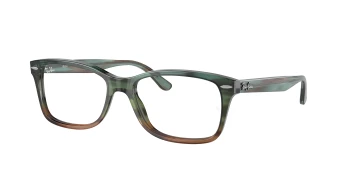 Ray-Ban RX5428 style-color 8252 Striped Blue Gradient Green