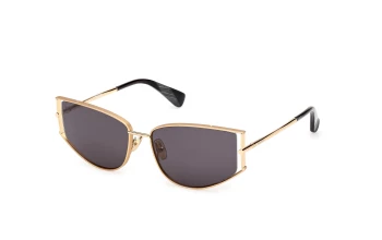 Max Mara MM0141 MENTON-3 style-color 30A Shiny Deep Gold / Shiny Deep Gold / smoke smoke Lens