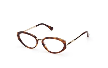 Max Mara MM5185 style-color 052 Dark Havana / Shiny Pale Gold