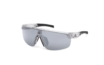Adidas Sport SP0109 style-color 26C Crystal / Crystal / Monocolor / smoke mirror smoke mirror Lens