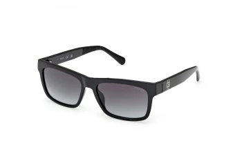 Guess GU00221 style-color 01B Shiny Black / Shiny Black / gradient smoke gradient smoke Lens