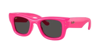 Ray-Ban RB4940 WAYFARER PUFFER 0RB4940 style-color 683287 Fucsia / Ultra Black Lens