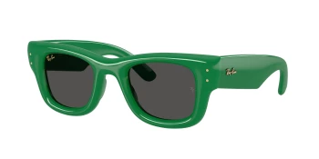 Ray-Ban RB4940 WAYFARER PUFFER 0RB4940 style-color 683487 Green / Ultra Black Lens
