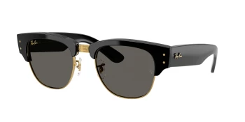Ray-Ban RB0316S MEGA CLUBMASTER 0RB0316S style-color 6826J5 Black On Gold / Ultra Black Lens