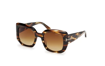 Tom Ford FT1220 CARLA-02 style-color 55F Dark Havana / Dark Havana / gradient brown gradient brown Lens