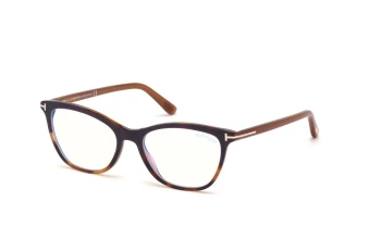 Tom Ford FT5636-B style-color 055 Coloured Havana / Shiny Light Brown