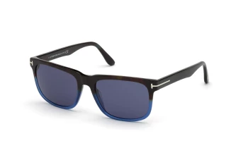 Tom Ford FT0775 style-color 55V Havana / Monocolor / Black / Monocolor / blue blue Lens