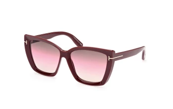 Tom Ford FT0920 SCARLET-02 style-color 69F Shiny Bordeaux / Shiny Bordeaux