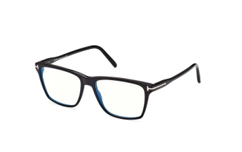 Tom Ford FT5817-B style-color 001 Shiny Black / Shiny Black