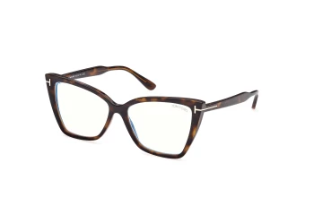 Tom Ford FT5844-B style-color 052 Dark Havana / Dark Havana