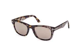 Tom Ford FT1076 style-color 55L Coloured Havana / Coloured Havana / roviex mirror roviex mirror Lens