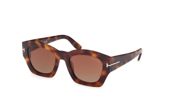 Tom Ford FT1083 style-color 53F Blonde Havana / Blonde Havana / gradient brown gradient brown Lens