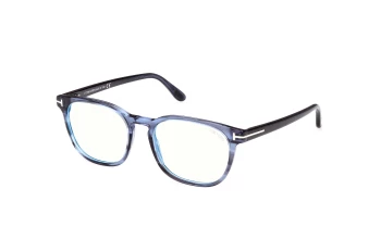 Tom Ford FT5868-B style-color 092 Blue / Striped / Blue / Striped