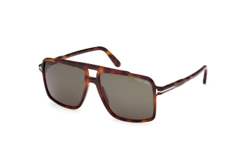 Tom Ford FT1177 Kemp style-color 53N Blonde Havana / Blonde Havana / green green Lens