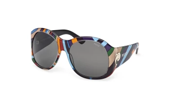 Emilio Pucci EP0233 style-color 99A Animal / Monocolor / Animal / Monocolor / smoke smoke Lens
