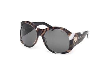 Emilio Pucci EP0233 style-color 99B Animal / Texture / Animal / Texture / smoke smoke Lens