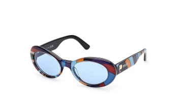 Emilio Pucci EP0234 style-color 99V Animal / Texture / Animal / Texture / blue blue Lens
