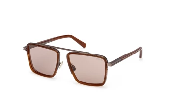 Ermenegildo Zegna EZ0272 style-color 48J Shiny Dark Brown / Shiny Dark Brown / brown brown Lens