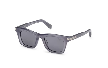 Ermenegildo Zegna EZ0270 style-color 20D Shiny Grey / Shiny Grey / smoke polarized smoke polarized Lens