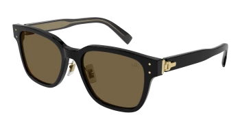 Dunhill DU0045SA ASIAN FIT style-color Black 001 / BROWN Lens