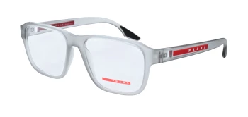 Prada Linea Rossa PS 04NV style-color 14C1O1 Grey Transparent Rubber