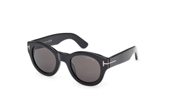 Tom Ford FT1212 Lucinda style-color 01A Shiny Black / Shiny Black / smoke smoke Lens