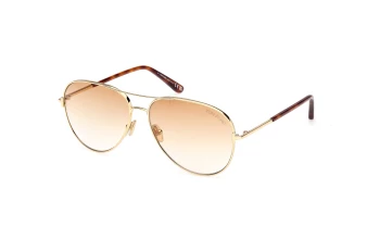 Tom Ford FT0823 style-color 30F Shiny Deep Gold / Blonde Havana / I I Lens